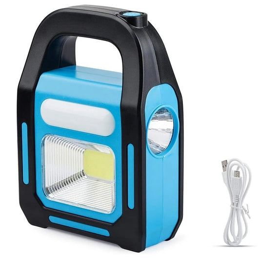 Hurry Bolt Rechargeable Solar LED Emergency Light – USB Charging & Built-in Power Bank